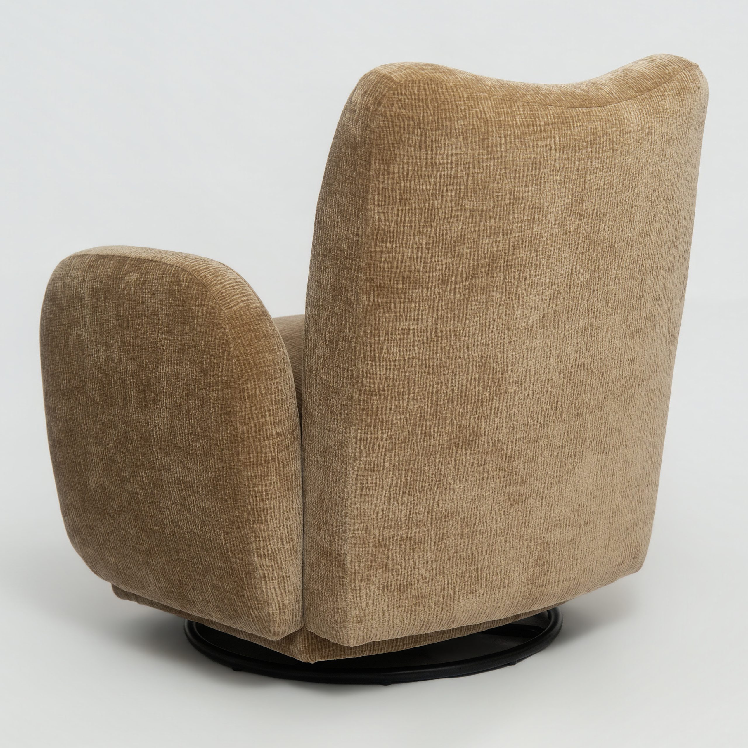 Brown Swivel Living Room Sofa - Nora Lane Home furniture - Upholstered - 32.2 x 30.03 x 25 in
