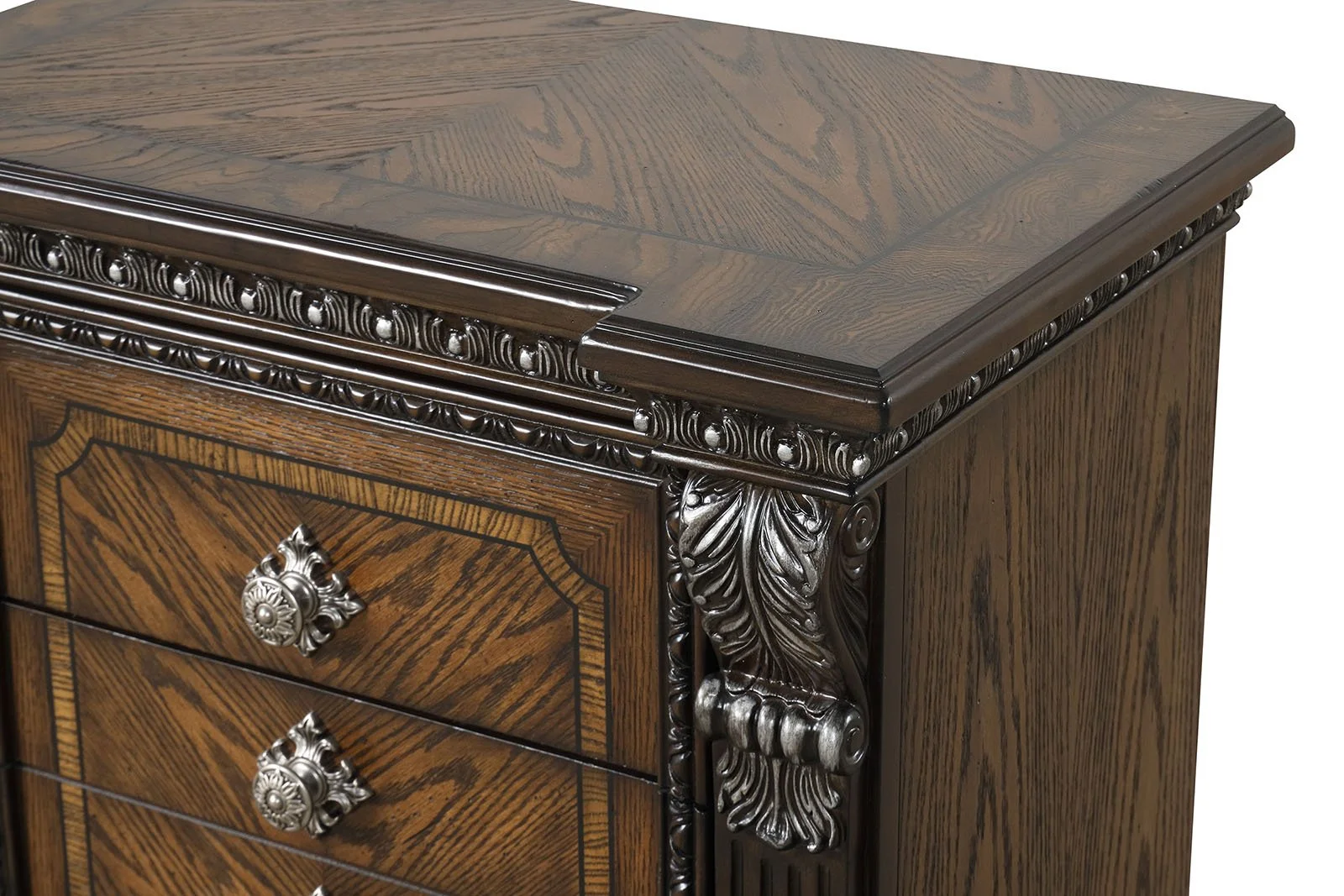 Espresso Traditional Nightstand with USB Port - Image 5