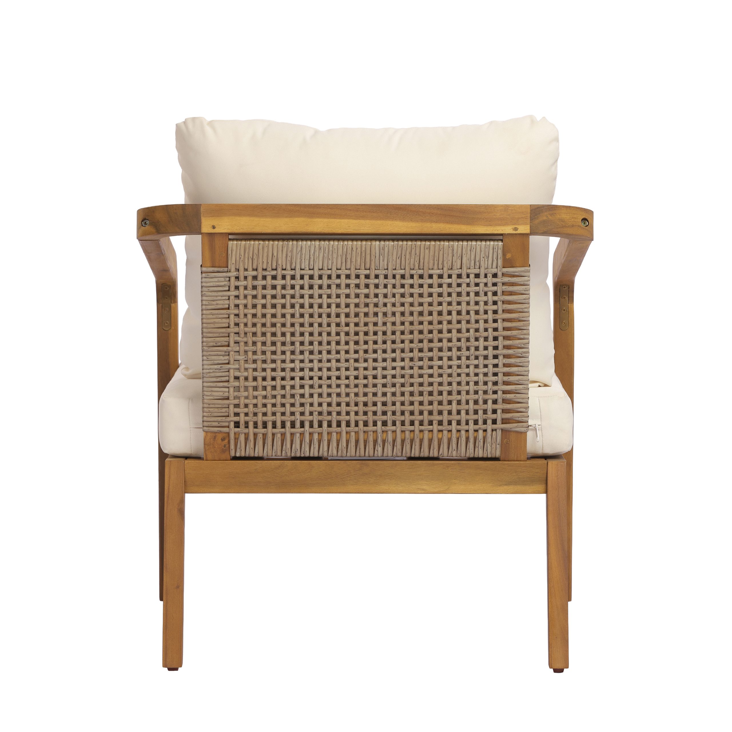 Brown Set of 2 Accent Chairs - Nora Lane Home furniture - Solid wood