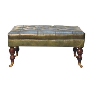 Brown Storage Bench - Nora Lane Home furniture - Solid wood - 39.37 x 27.56 x 21.65 in