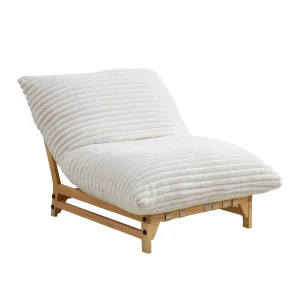 Off White Corduroy Sofa