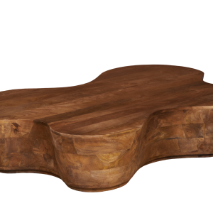 Brown Coffee Table - Nora Lane Home furniture - Solid wood - 68 x 47.5 x 17 in