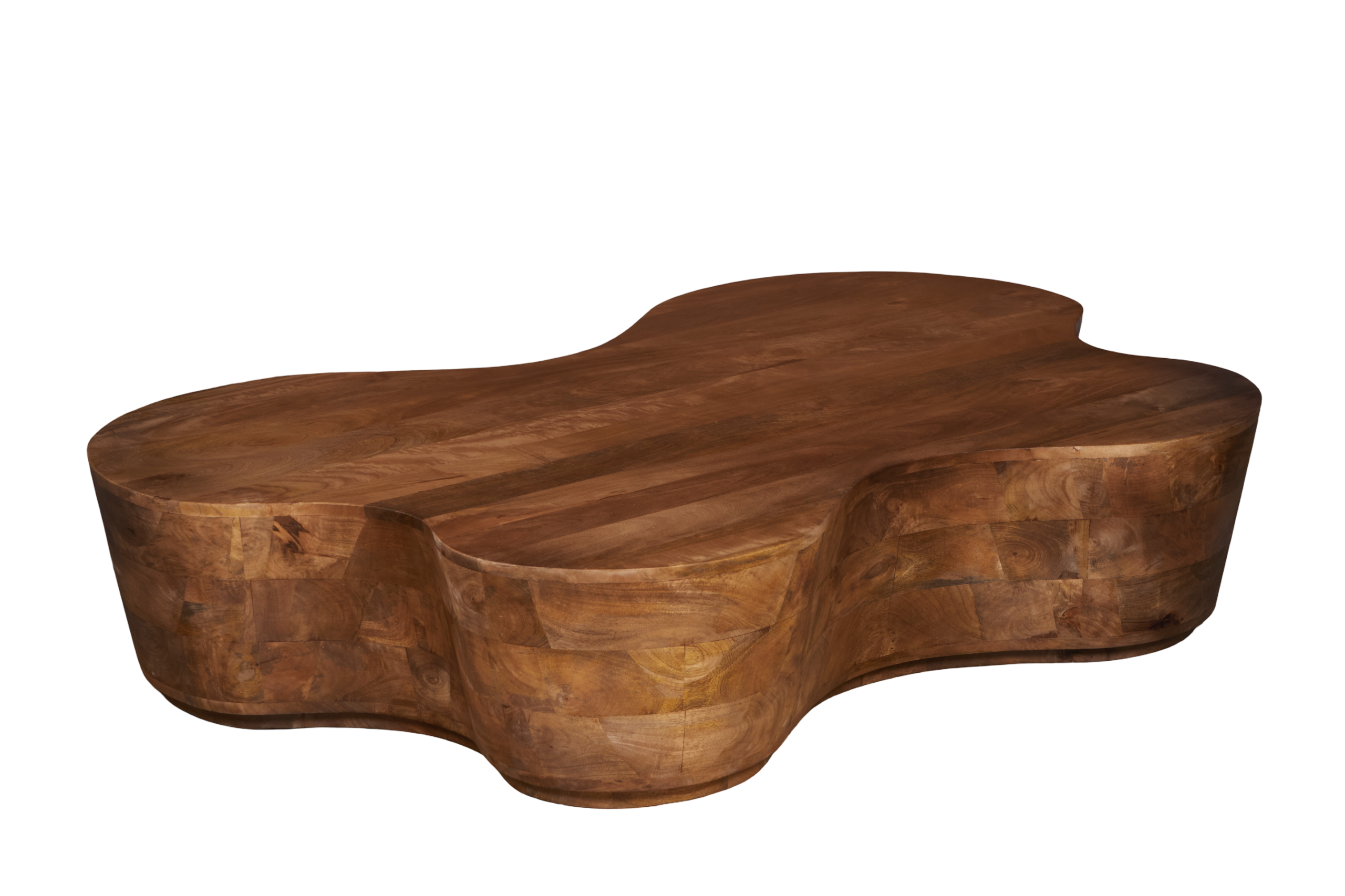 Brown Coffee Table - Nora Lane Home furniture - Solid wood - 68 x 47.5 x 17 in