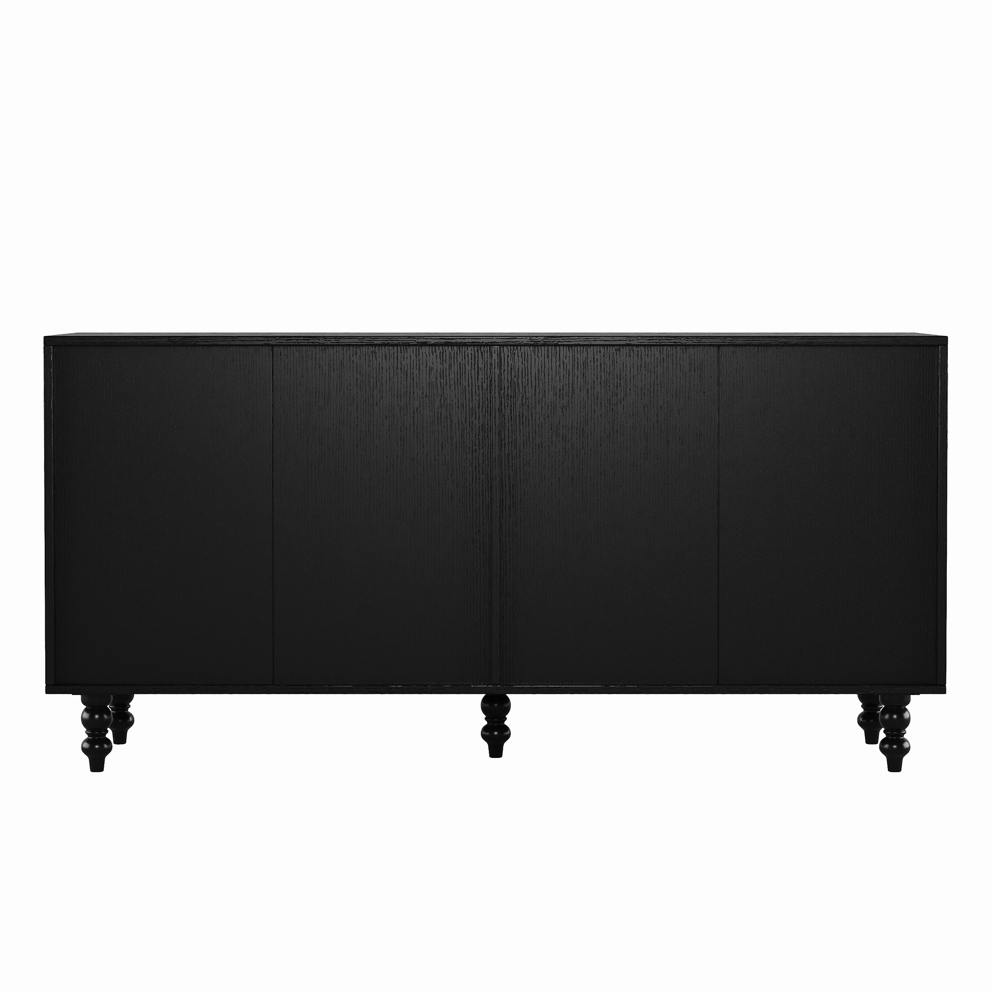 Natural Wood Storage Sideboard - Nora Lane Home furniture - Solid wood - 65.4 x 18.5 x 6.7 in