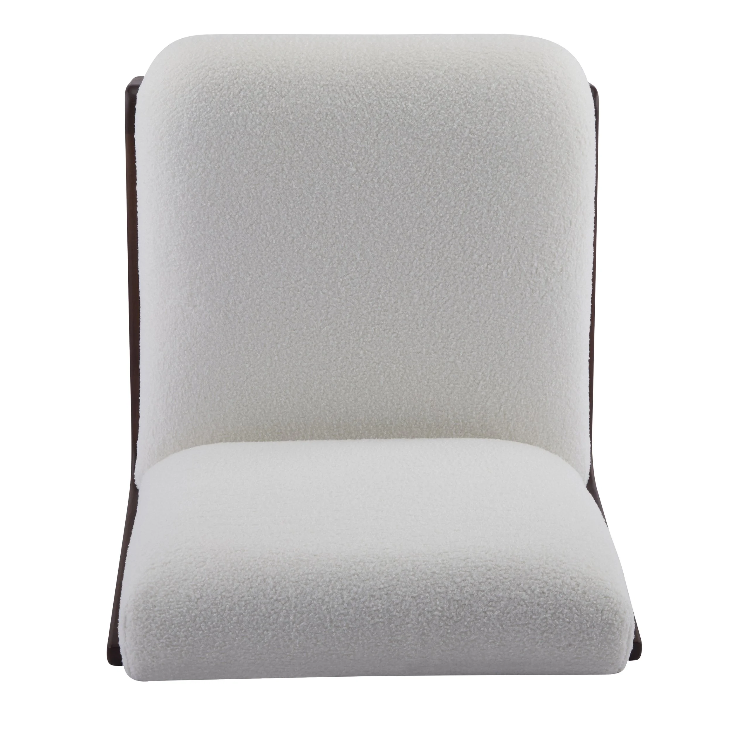 Walnut Solid Wood Contemporary Accent Chair, Set of 2 - Image 5