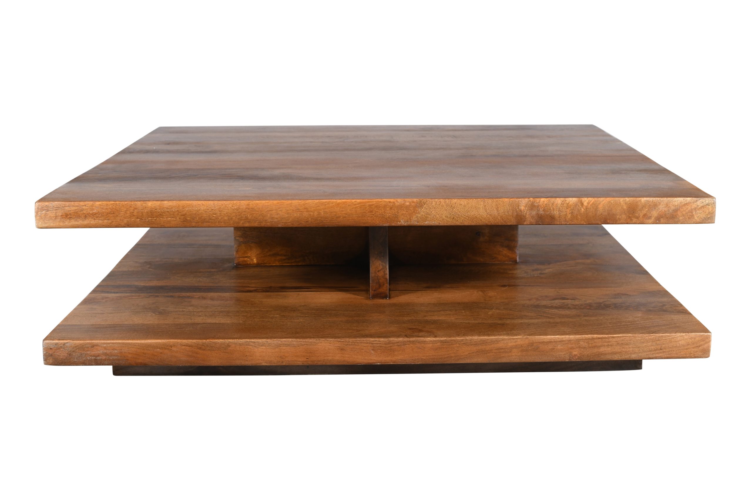 Natural Wood Coffee Table - Nora Lane Home furniture - Solid wood - 51 x 51 x 17.5 in