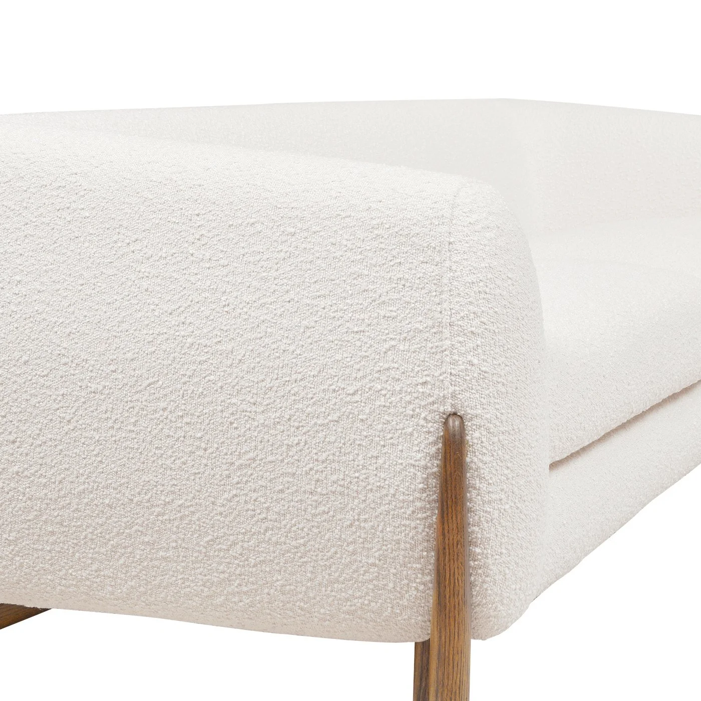 White Boucle Sofa - Image 5