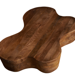 Brown Coffee Table - Nora Lane Home furniture - Solid wood - 68 x 47.5 x 17 in