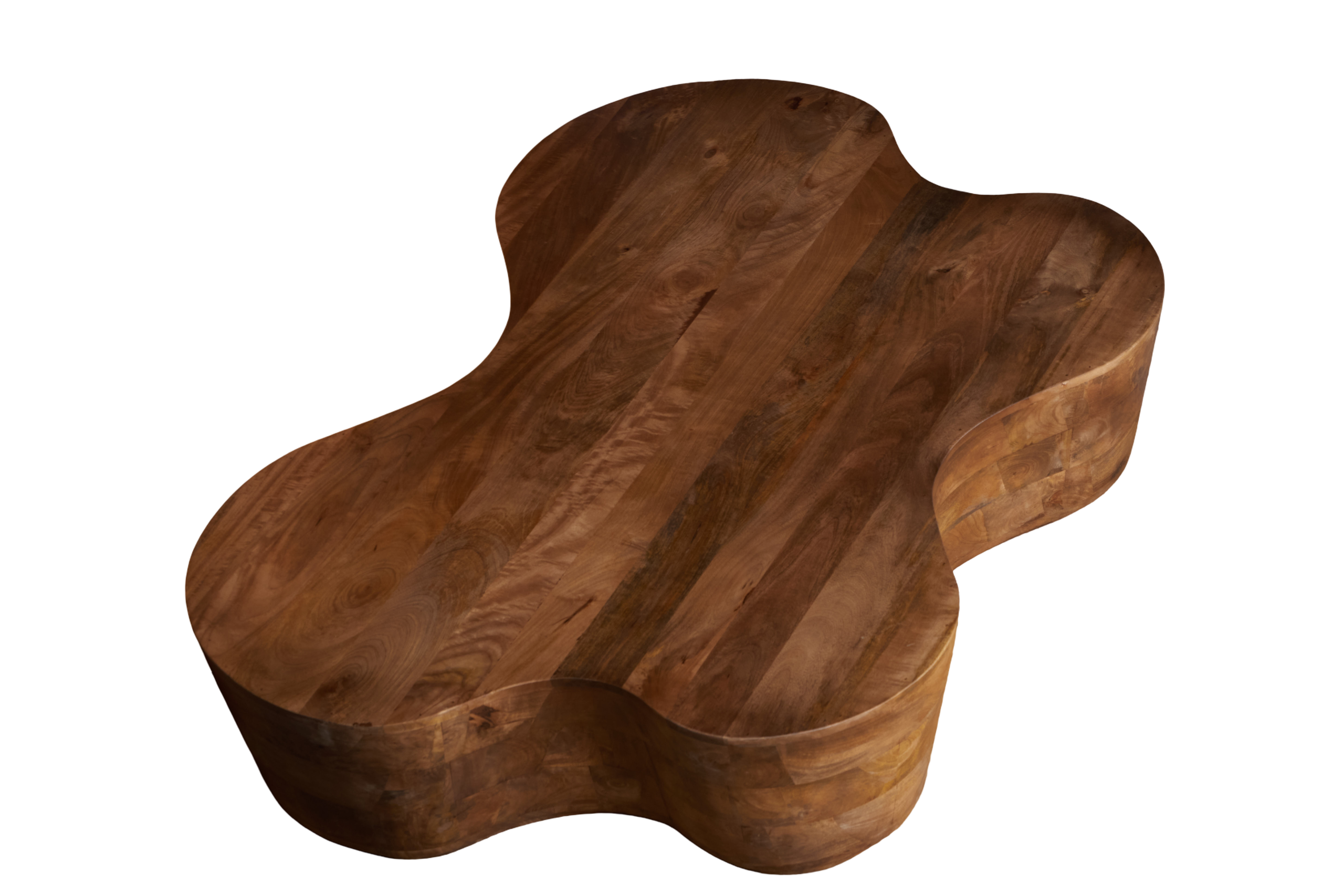 Brown Coffee Table - Nora Lane Home furniture - Solid wood - 68 x 47.5 x 17 in