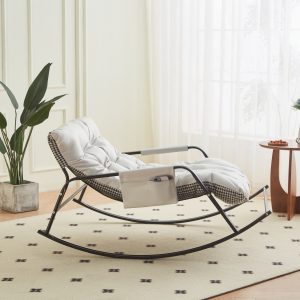 White Boucle Accent Chair - Nora Lane Home furniture - Metal accent, Upholstered - 51.97 x 23.62 x 6.3 in