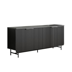 Black Storage Sideboard - Nora Lane Home furniture - Metal accent
