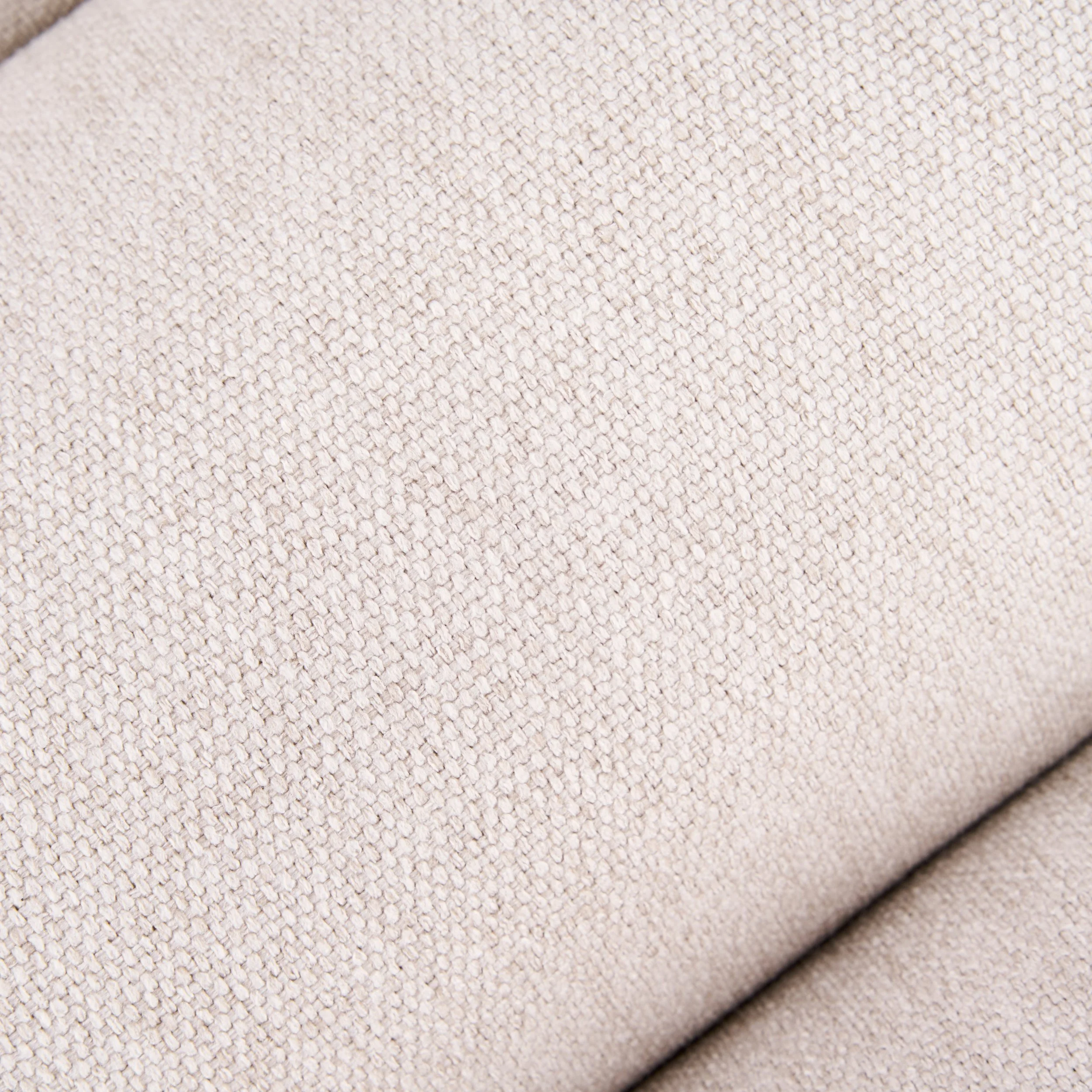 Beige and Natural Solid Wood Modern Accent Chair - Image 8