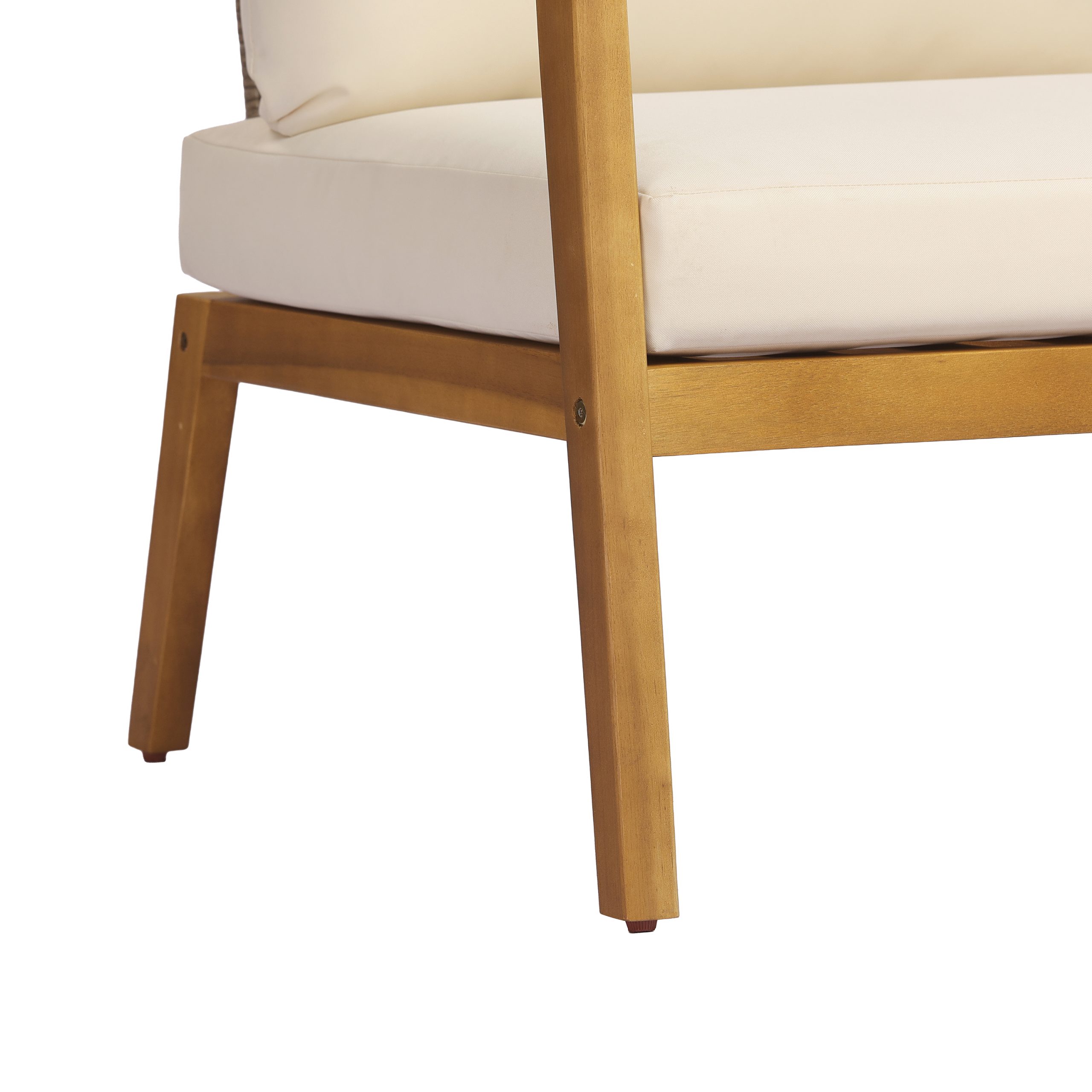 Brown Set of 2 Accent Chairs - Nora Lane Home furniture - Solid wood