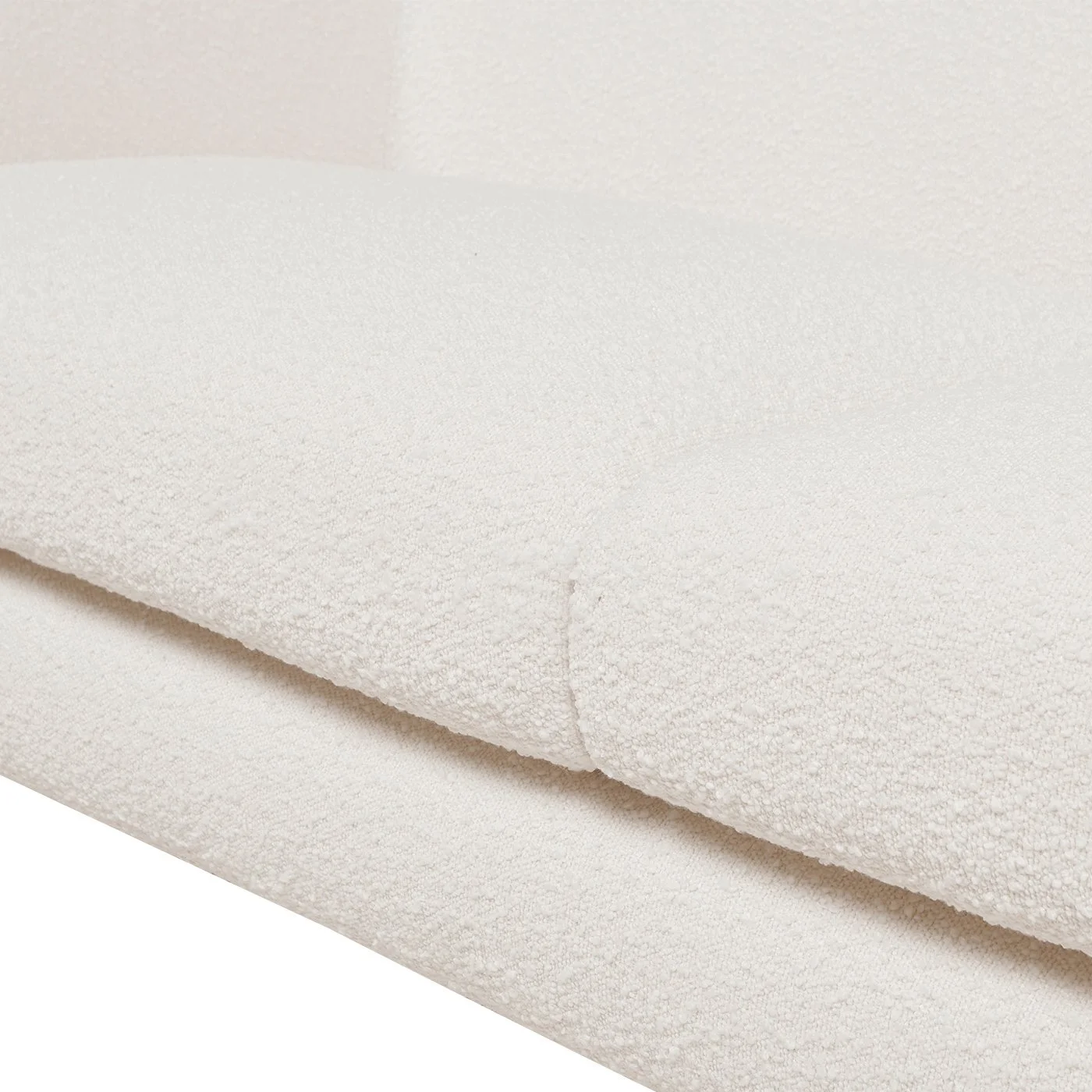 White Boucle Sofa - Image 6