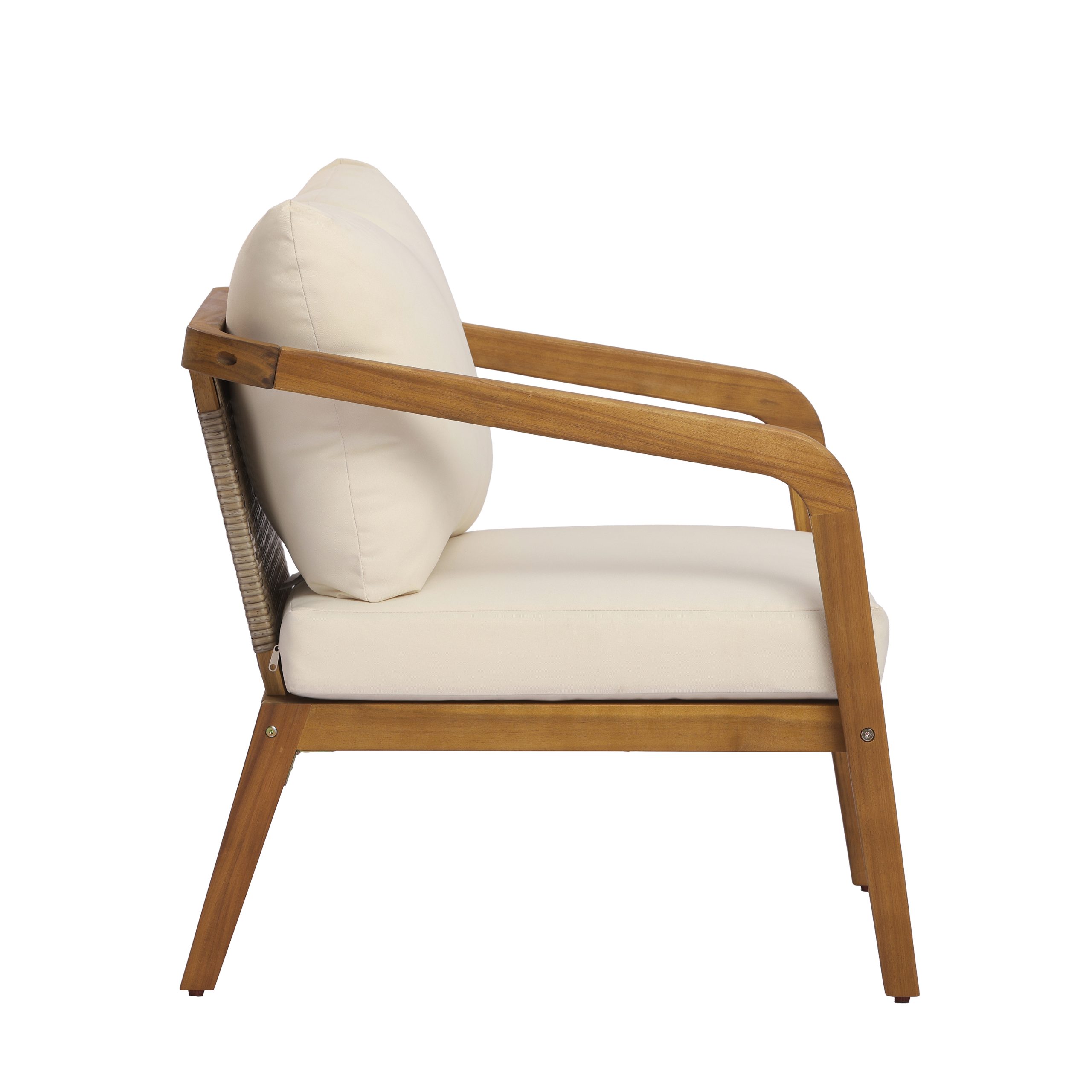 Brown Set of 2 Accent Chairs - Nora Lane Home furniture - Solid wood