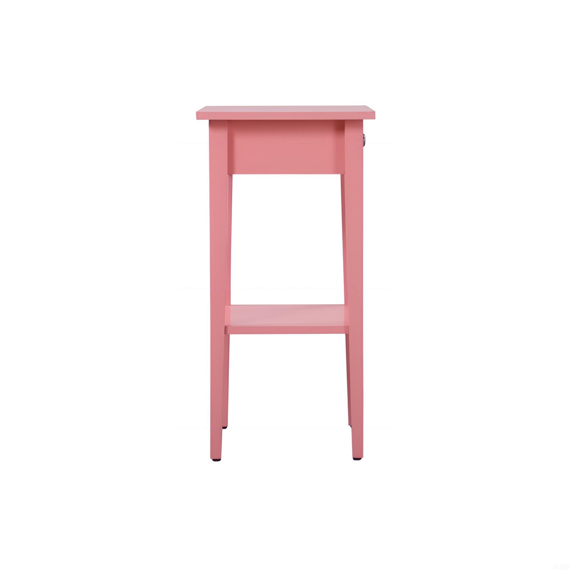 Pink Contemporary Nightstand - Image 6