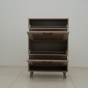 Gray Storage Cabinet - Nora Lane Home furniture - 34.65 x 19.65 x 6.89 in