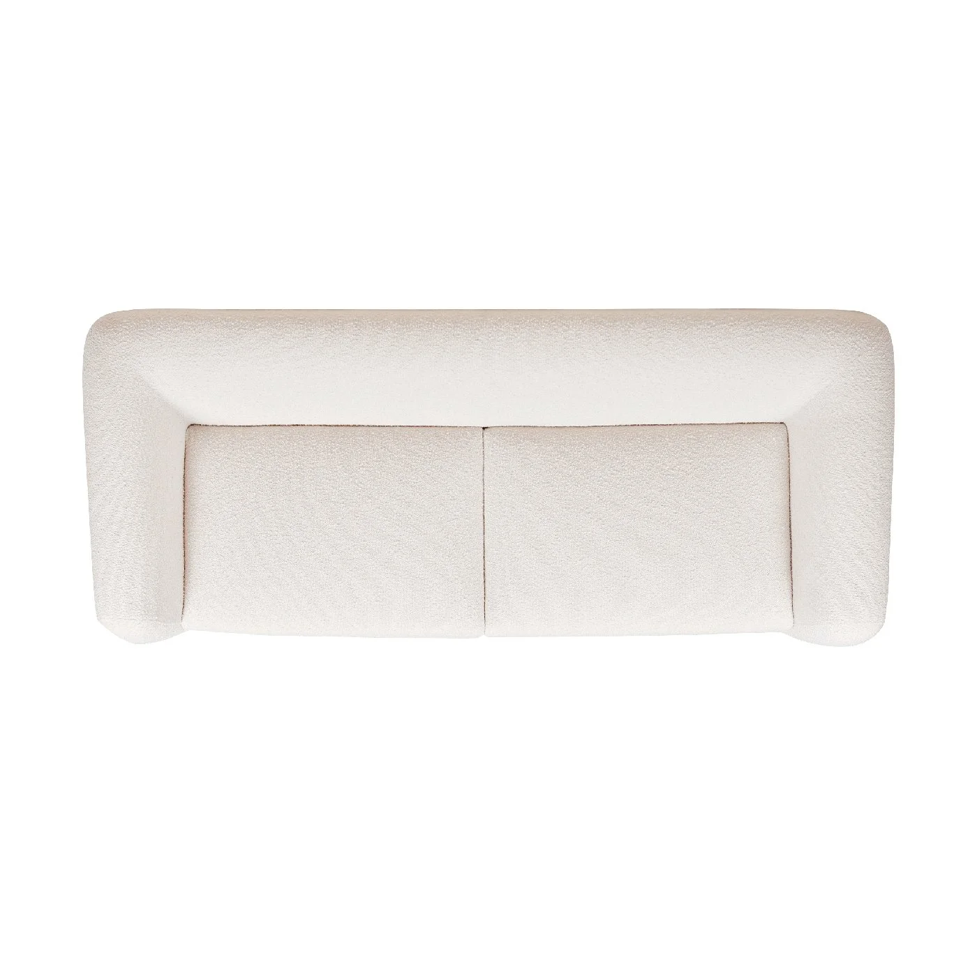White Boucle Sofa - Image 2