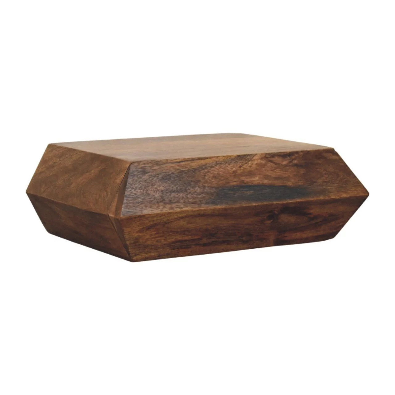 Brown Solid Wood Wall-Mounted Nightstand - Image 3