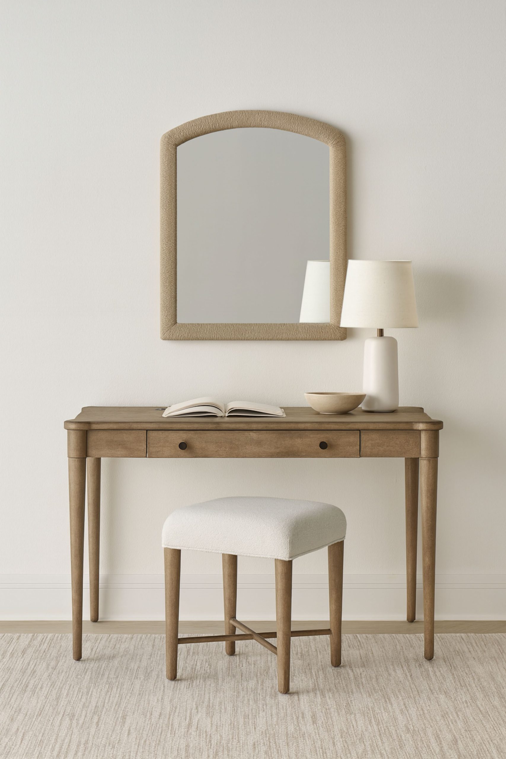 Sand Solid Wood Adjustable Desk - Nora Lane Home furniture - Solid wood - 52 x 31 x 8 in