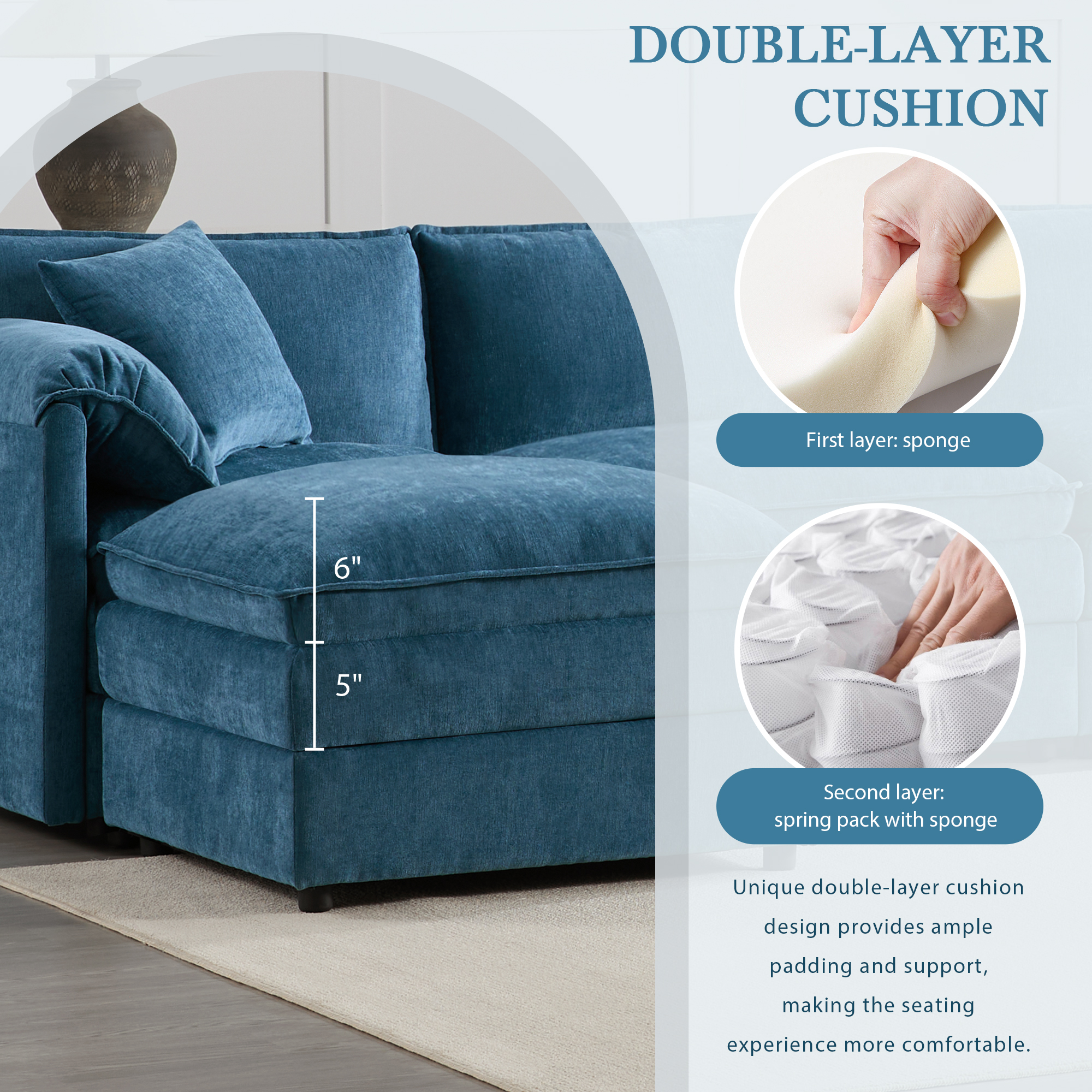 Blue Storage Bench - Nora Lane Home furniture