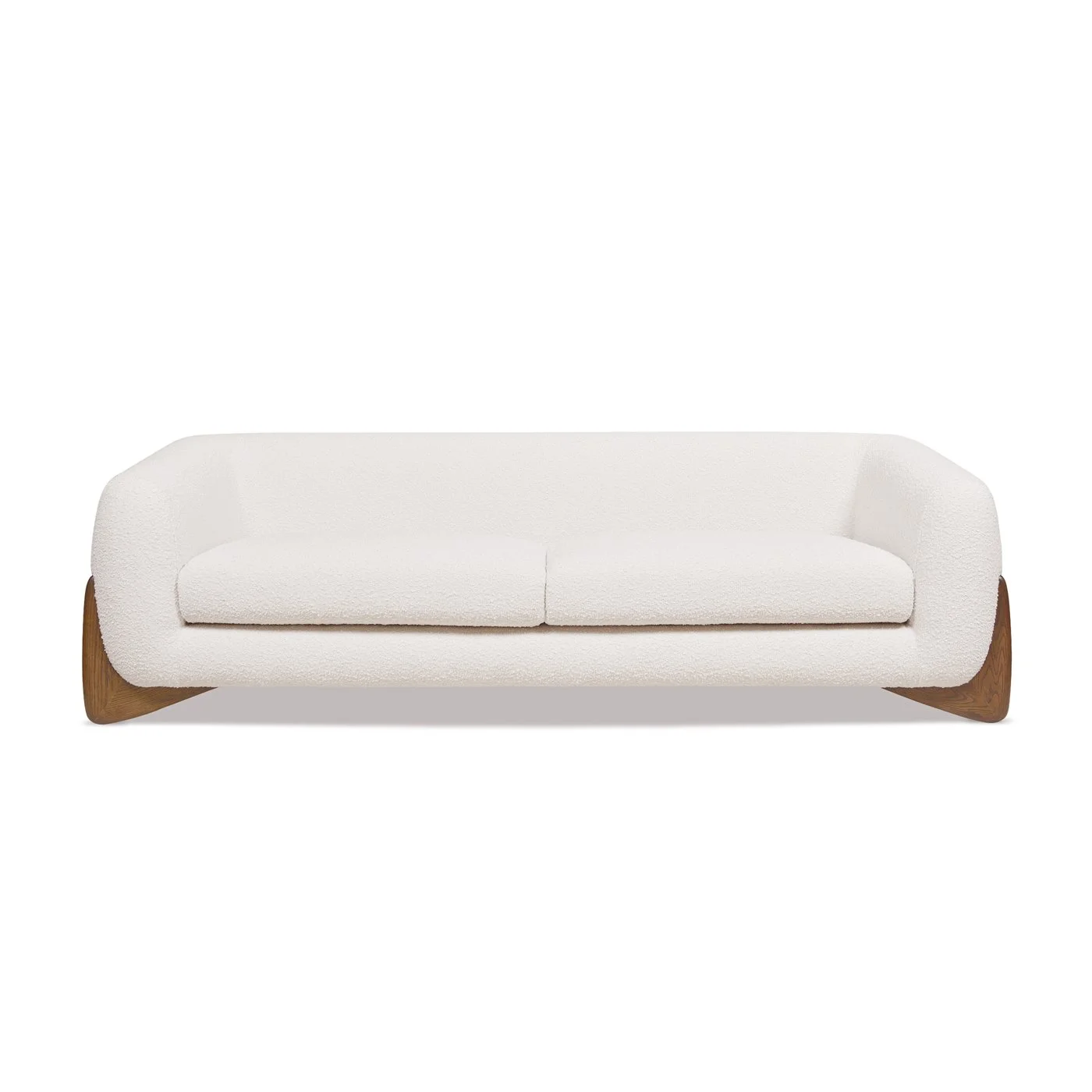White Boucle Sofa - Image 8