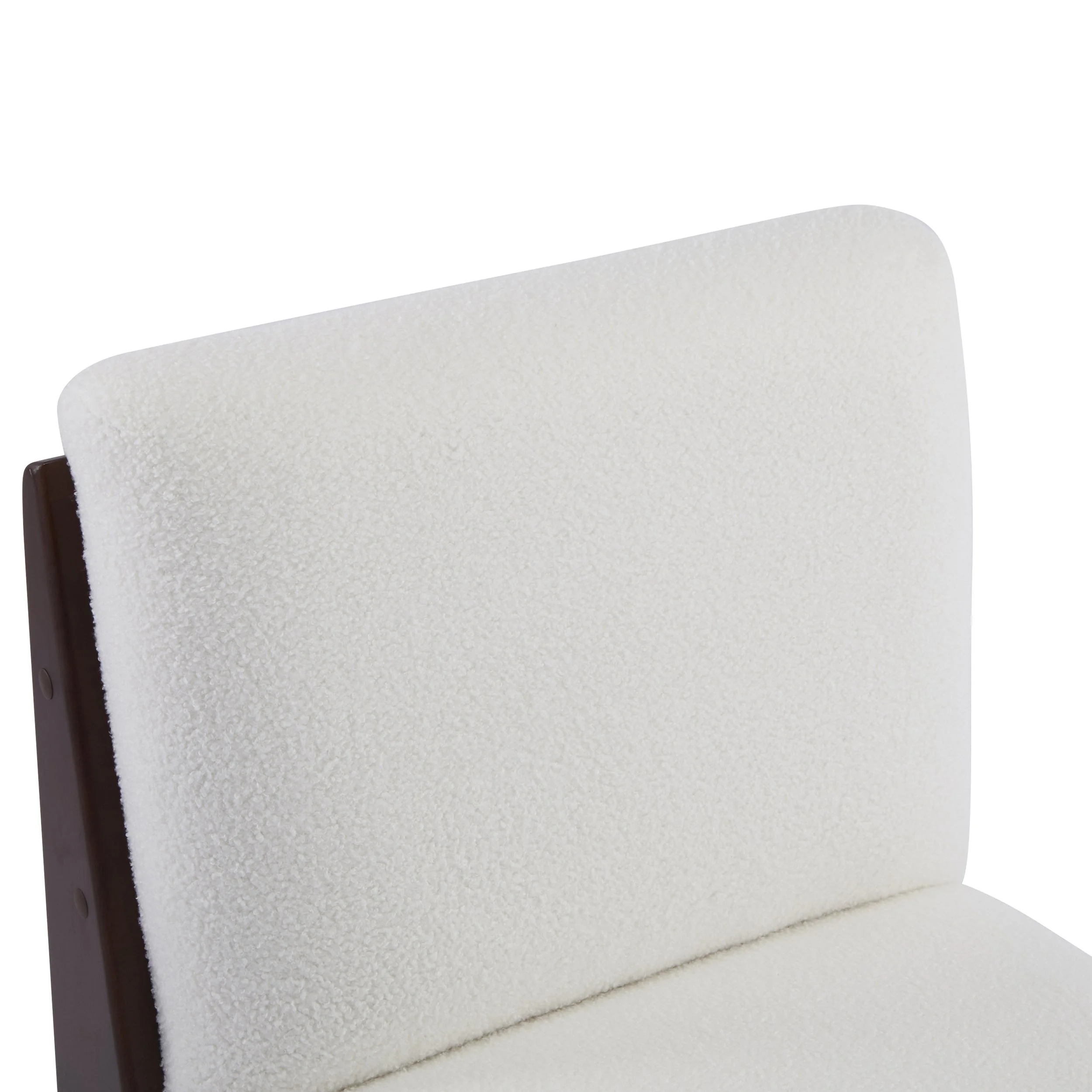 Walnut Solid Wood Contemporary Accent Chair, Set of 2 - Image 8