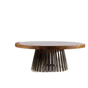Brown Solid Wood Coffee Table