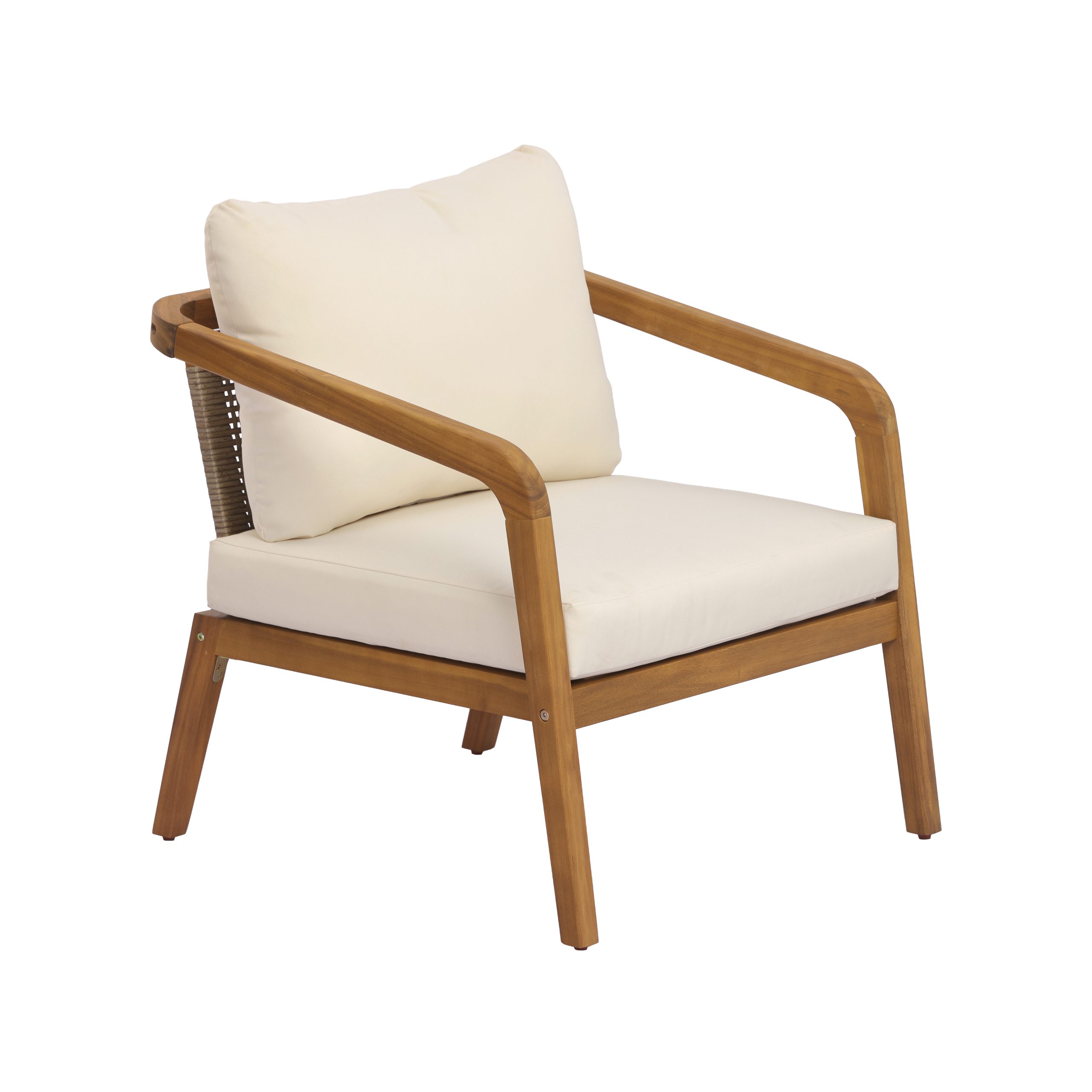 Brown Set of 2 Accent Chairs - Nora Lane Home furniture - Solid wood