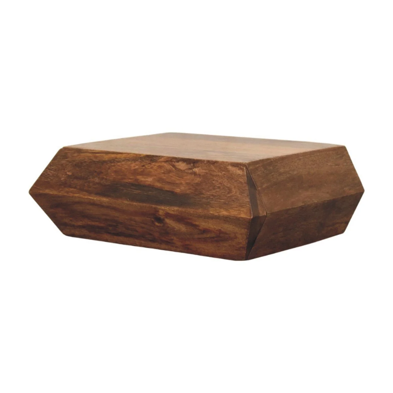 Brown Solid Wood Wall-Mounted Nightstand - Image 4