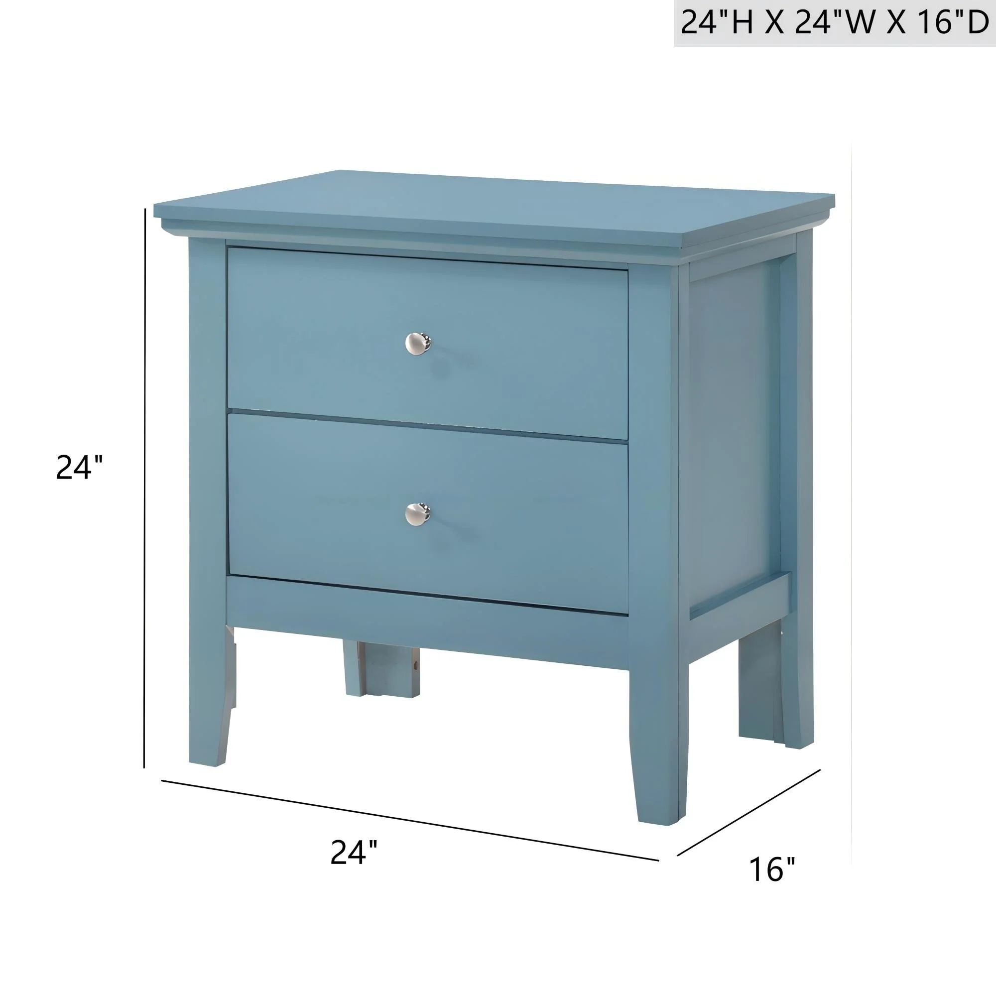Teal Nightstand - Image 3