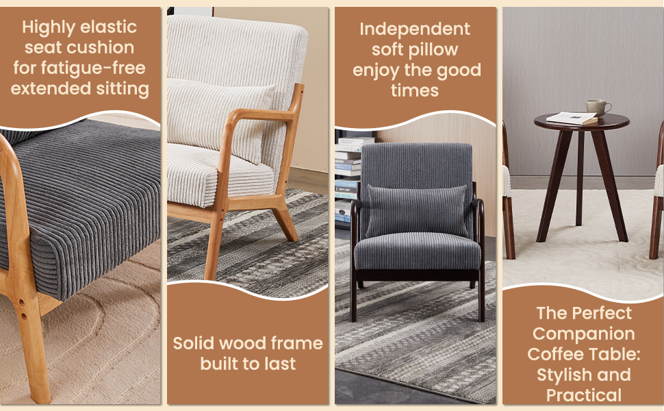 Walnut Polyester Accent Chair - Nora Lane Home furniture - Walnut finish - 27.17 x 11.81 x 23.23 in