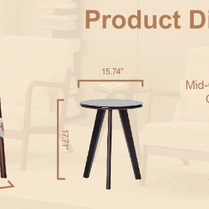 Walnut Polyester Accent Chair - Nora Lane Home furniture - Walnut finish - 27.17 x 11.81 x 23.23 in