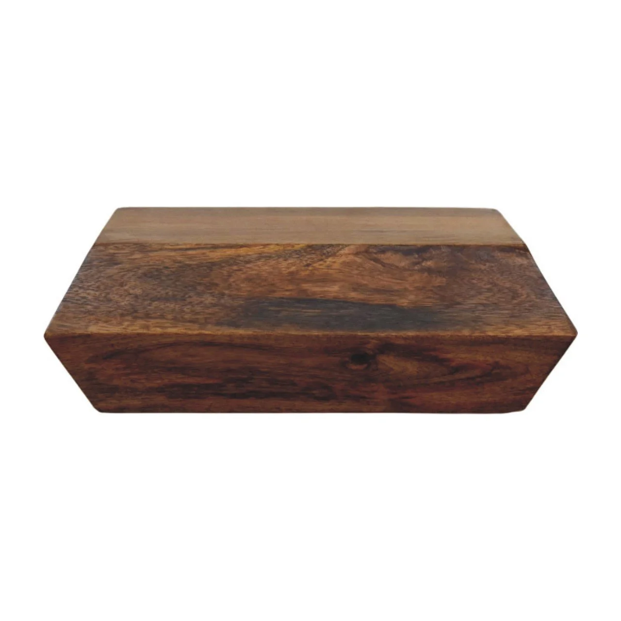 Brown Solid Wood Wall-Mounted Nightstand - Image 2