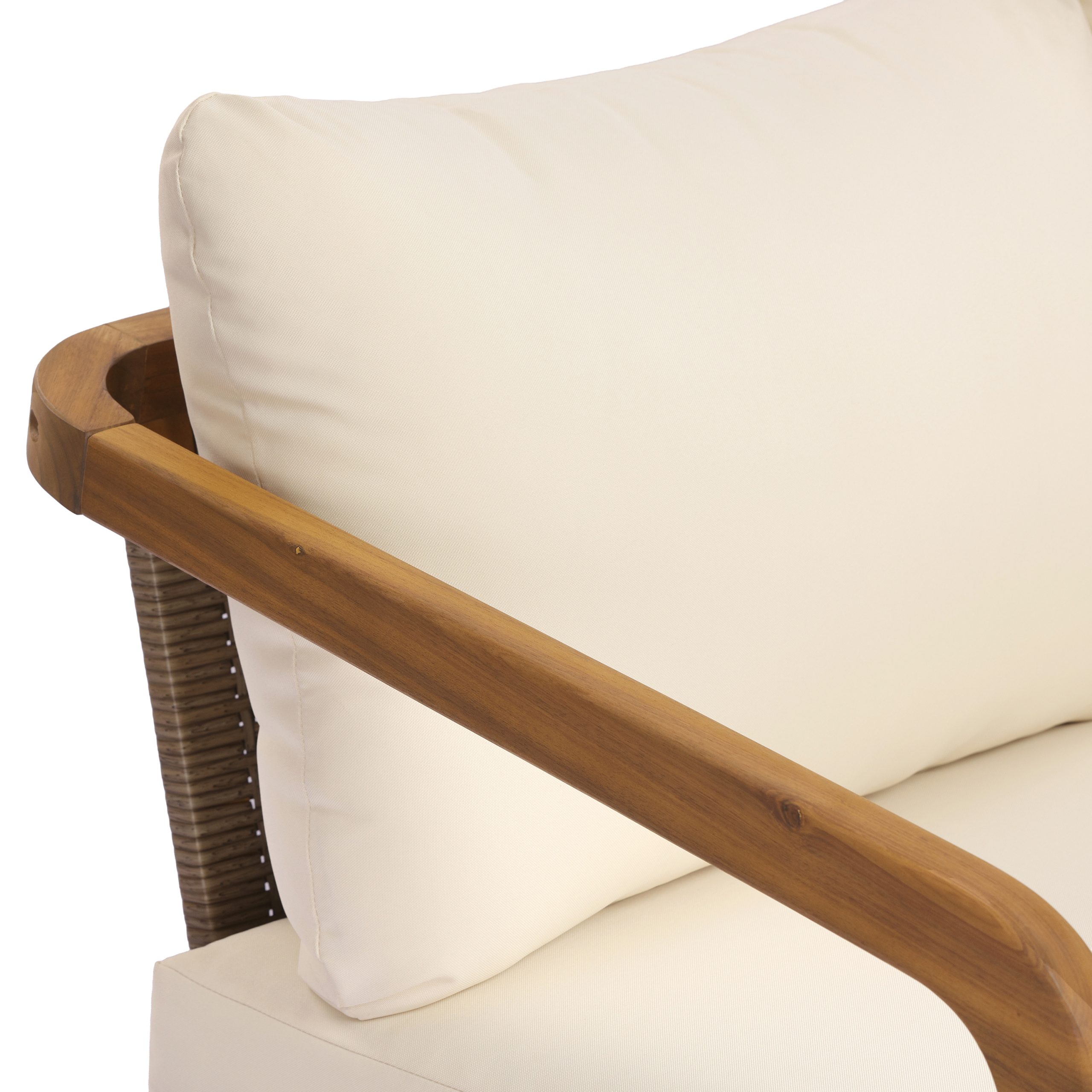 Brown Set of 2 Accent Chairs - Nora Lane Home furniture - Solid wood