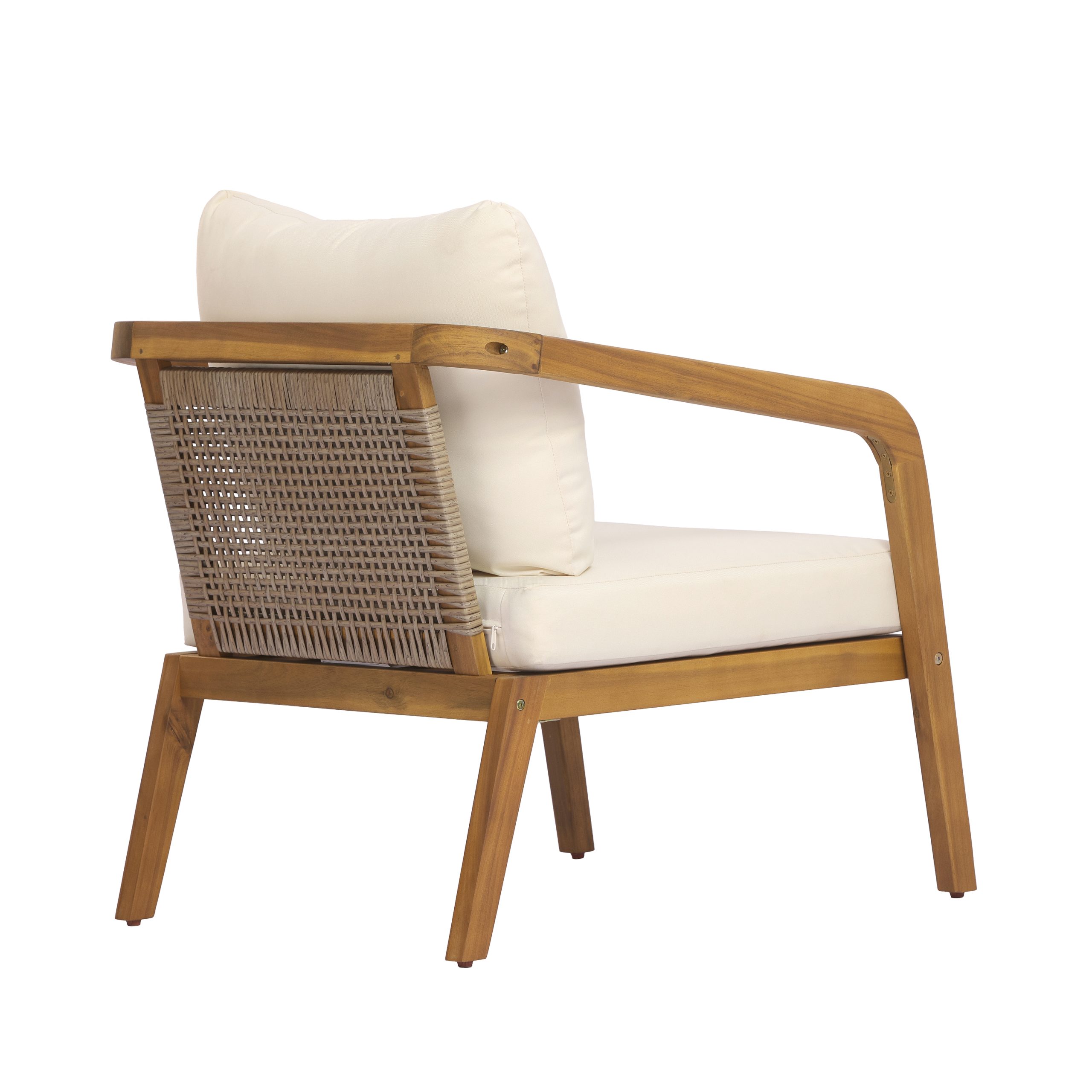 Brown Set of 2 Accent Chairs - Nora Lane Home furniture - Solid wood