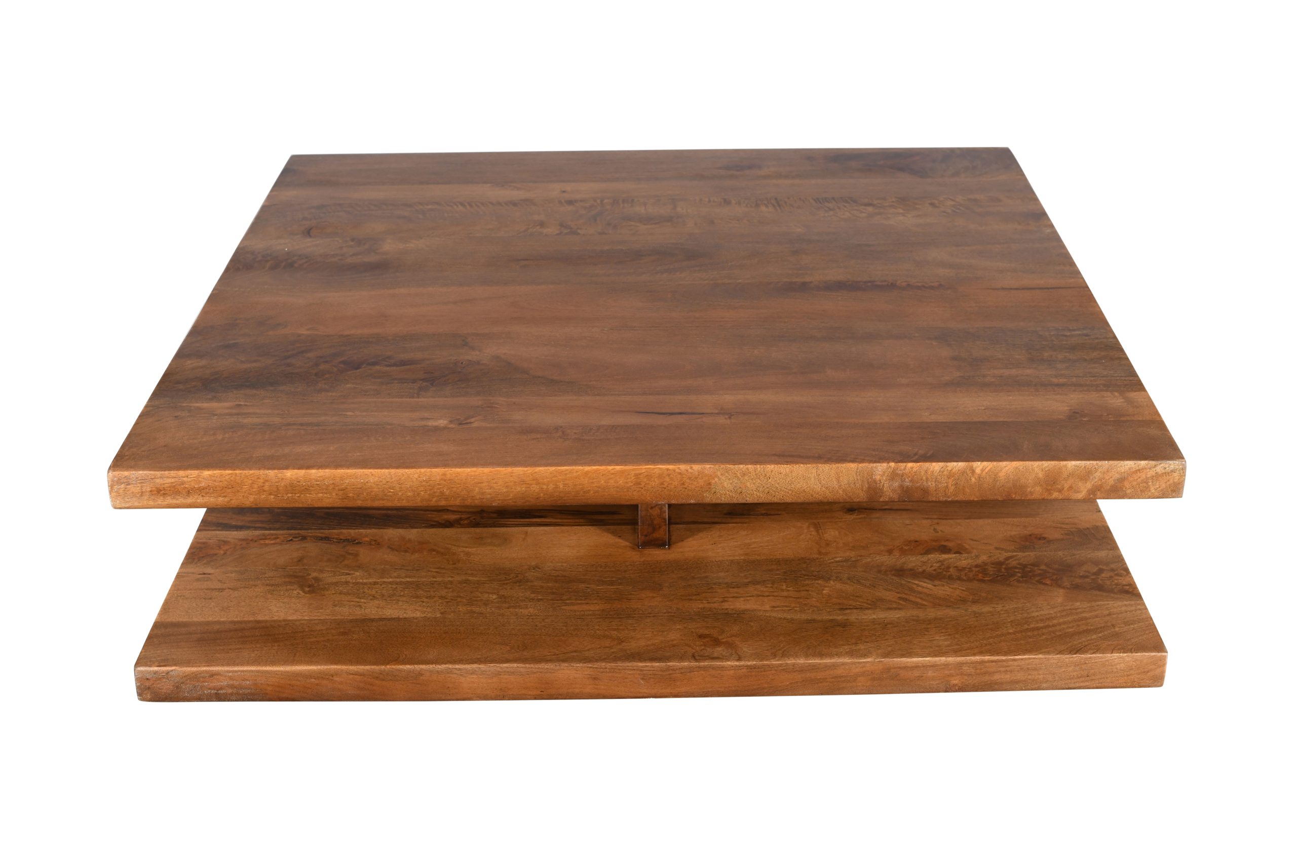 Natural Wood Coffee Table - Nora Lane Home furniture - Solid wood - 51 x 51 x 17.5 in