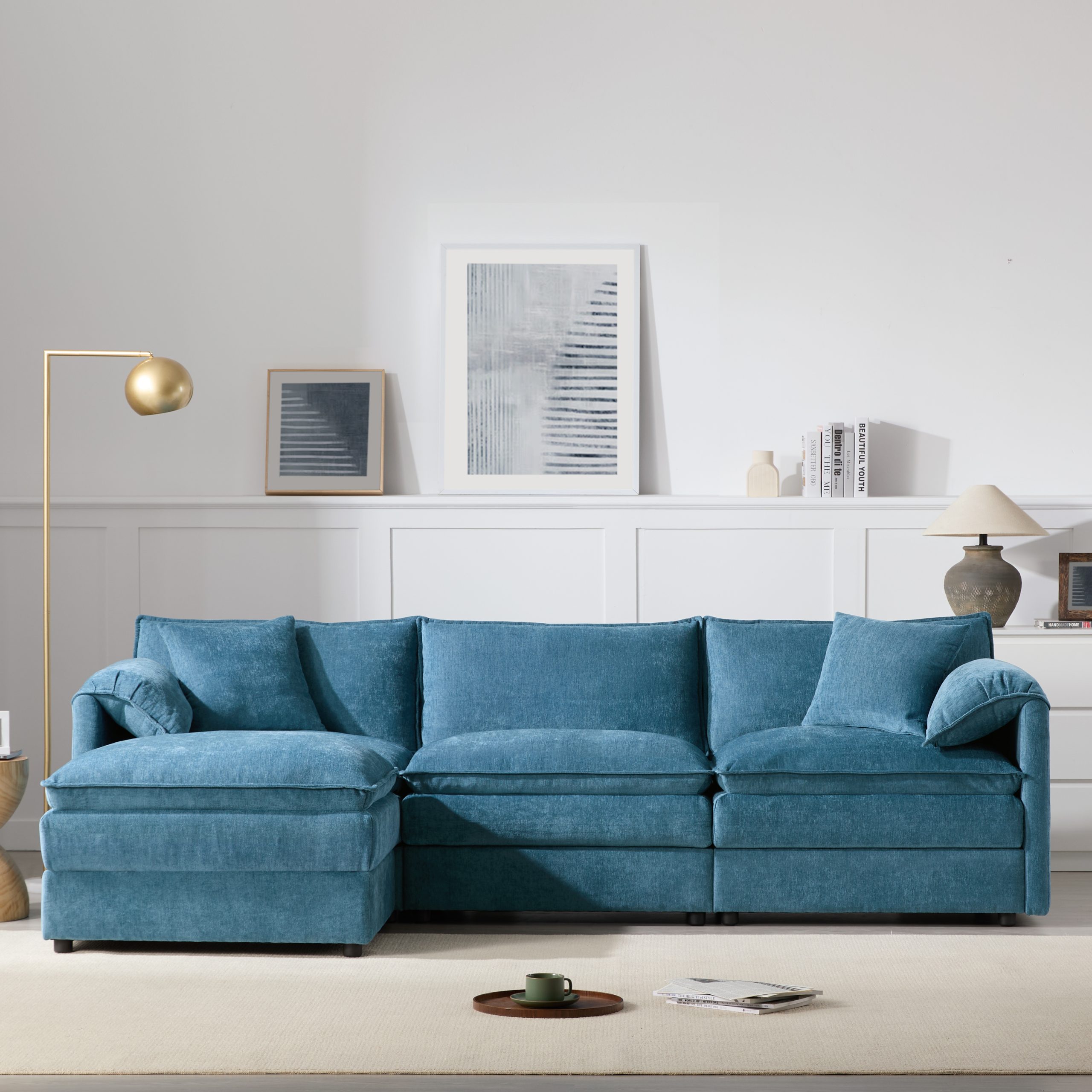 Blue Storage Bench - Nora Lane Home furniture