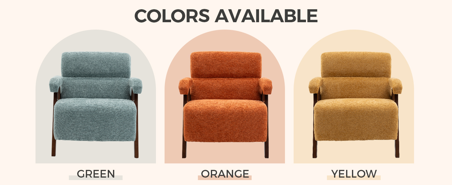 Green Solid Wood Tufted Accent Chair - Nora Lane Home furniture - Solid wood, Upholstered - 27.17 x 23.43 x 12.99 in