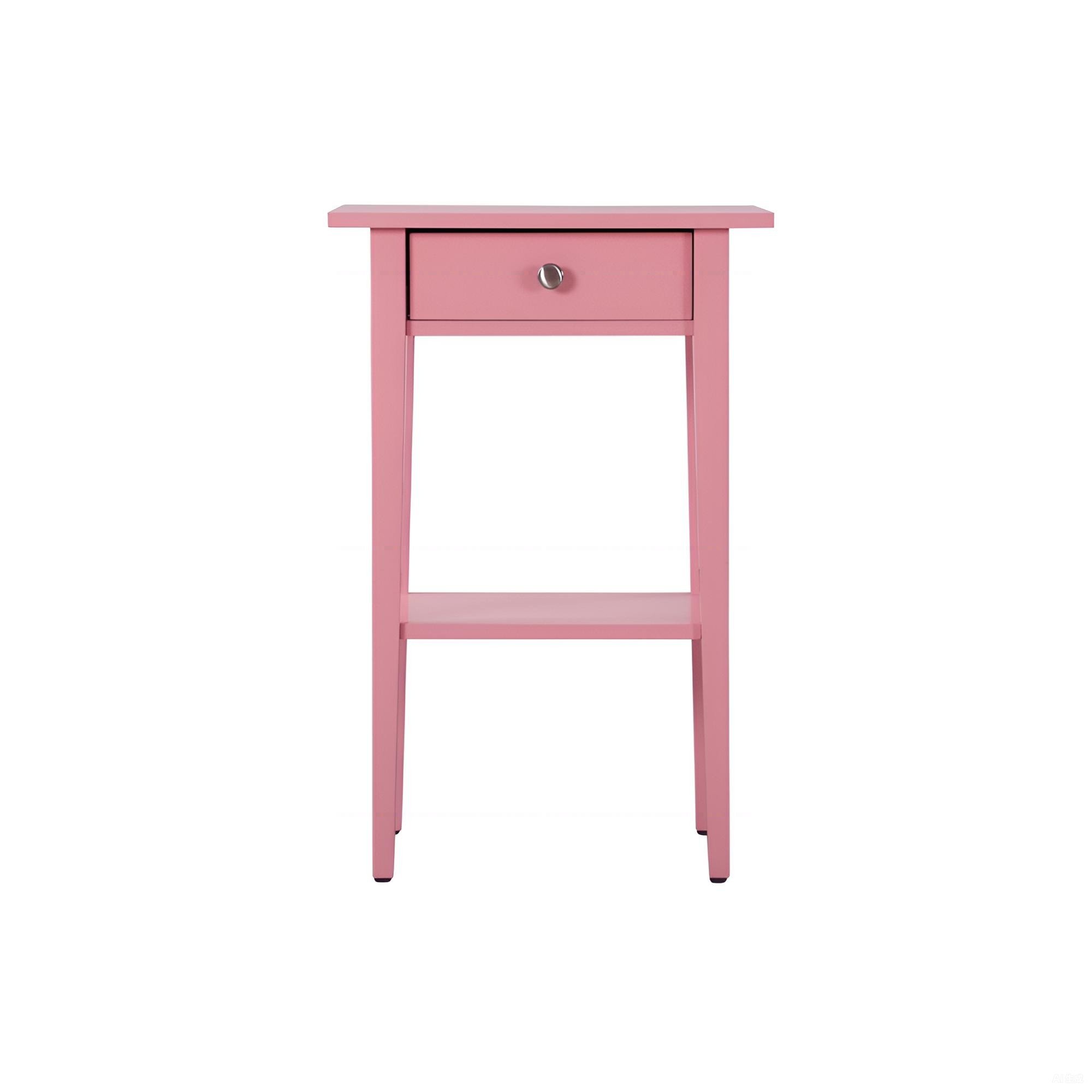 Pink Contemporary Nightstand - Image 5