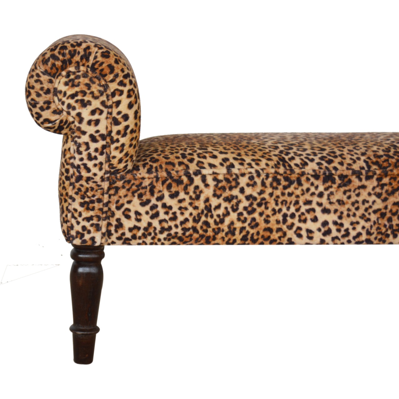 Walnut Velvet Storage Bench - Nora Lane Home furniture - Walnut finish, Upholstered - 42.52 x 15.75 x 15.75 in