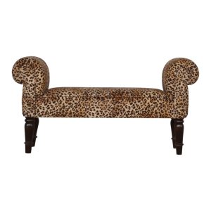 Walnut Velvet Storage Bench - Nora Lane Home furniture - Walnut finish, Upholstered - 42.52 x 15.75 x 15.75 in