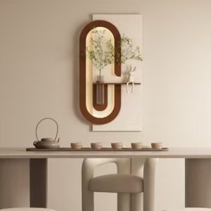 Green Wall Décor - Nora Lane Home furniture - Glass detail - 29.53 x 55.12 x 6.3 in