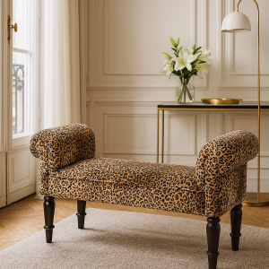 Walnut Velvet Storage Bench - Nora Lane Home furniture - Walnut finish, Upholstered - 42.52 x 15.75 x 15.75 in