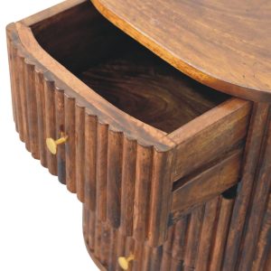 Brown Textured Storage Cabinet - Nora Lane Home furniture - Solid wood - 21.65 x 17.72 x 26.38 in