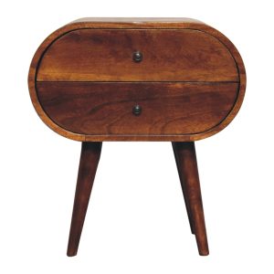Brown Storage Cabinet - Nora Lane Home furniture - Solid wood - 25.59 x 19.69 x 19.69 in