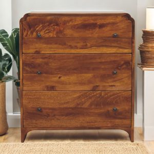 Brown Storage Cabinet - Nora Lane Home furniture - Solid wood, Metal accent - 31.5 x 17.72 x 35.43 in