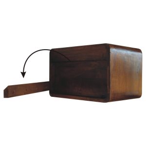 Brown Storage Cabinet - Nora Lane Home furniture - Solid wood - 16.54 x 21.65 x 13.78 in