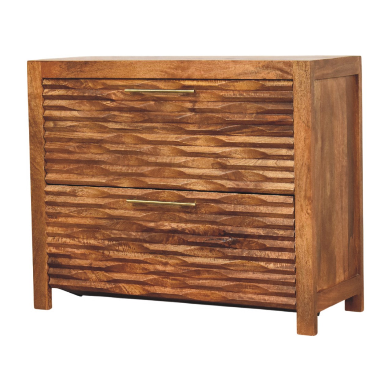 Brown Storage Cabinet - Nora Lane Home furniture - Solid wood - 39.37 x 17.72 x 32.68 in