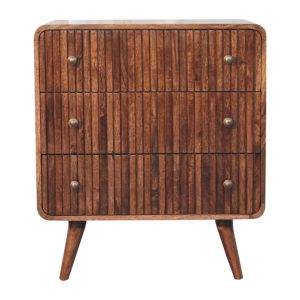 Brown Storage Cabinet - Nora Lane Home furniture - Solid wood - 17.72 x 31.5 x 27.56 in
